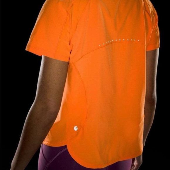 Lululemon Athletica | Lightweight Stretch Run Short Sleeve Shirt | Orange Soda - Picture 2 of 8